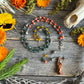 Santa Muerte Abre Camino Rosary + Orange Agate + Blessed + Sterling Silver Plated Chain + Rosario + Gemstone