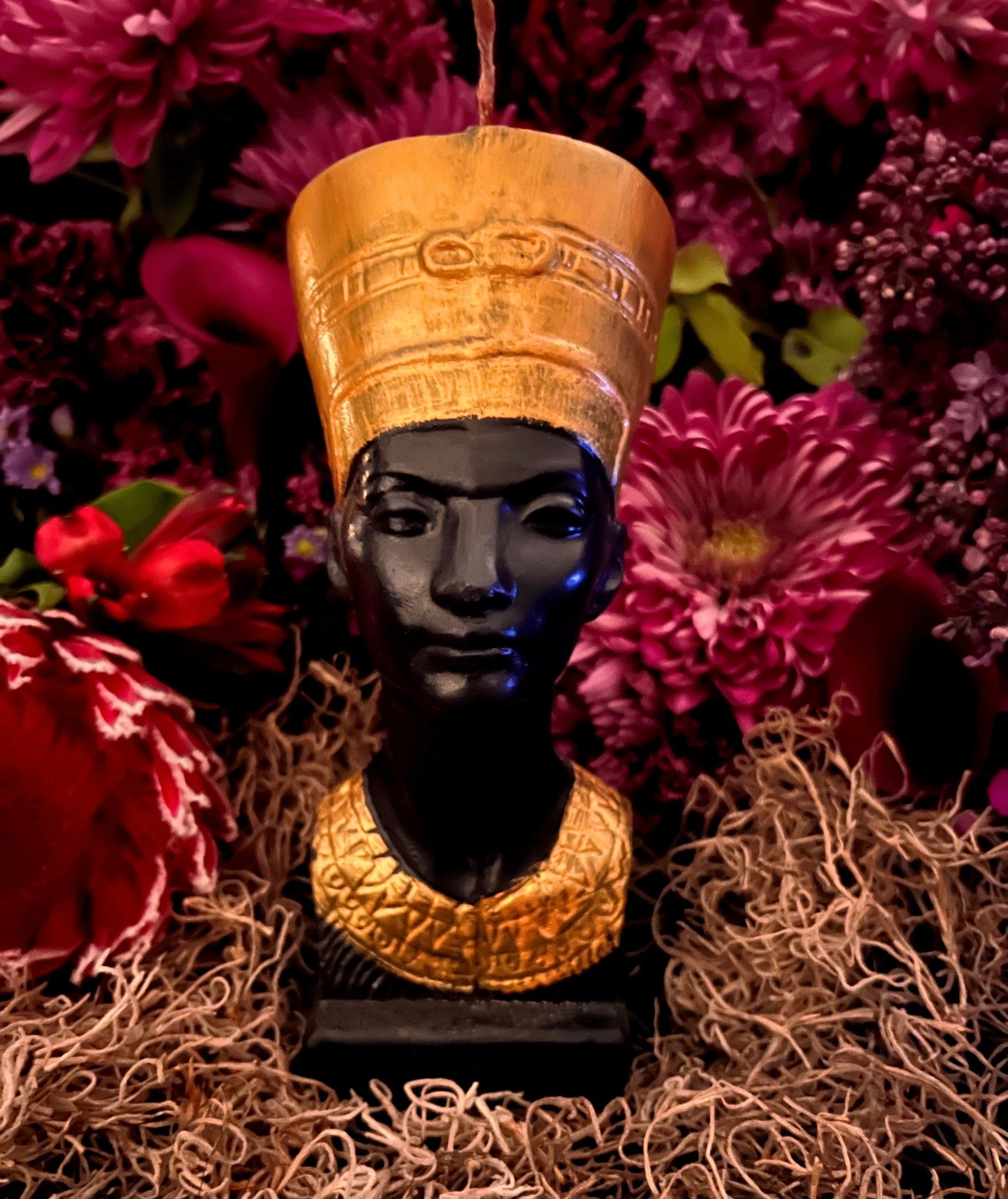 Nefertiti Candle + Prosperity + Luck + Money