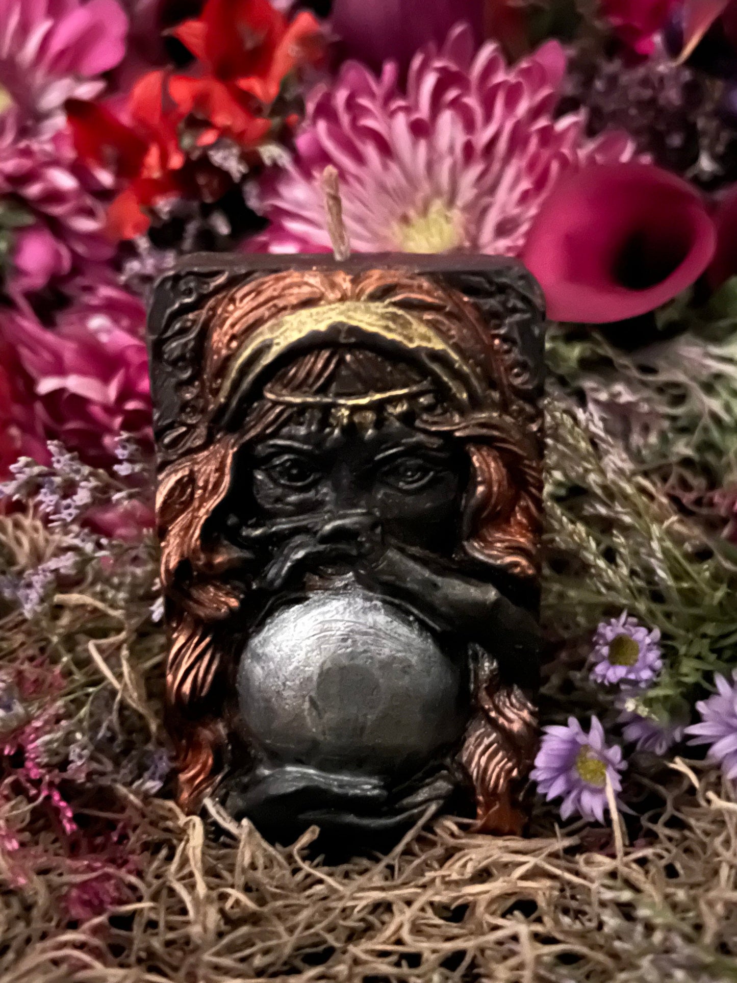 Fortune Teller Candle + Psychic + Crystal Ball