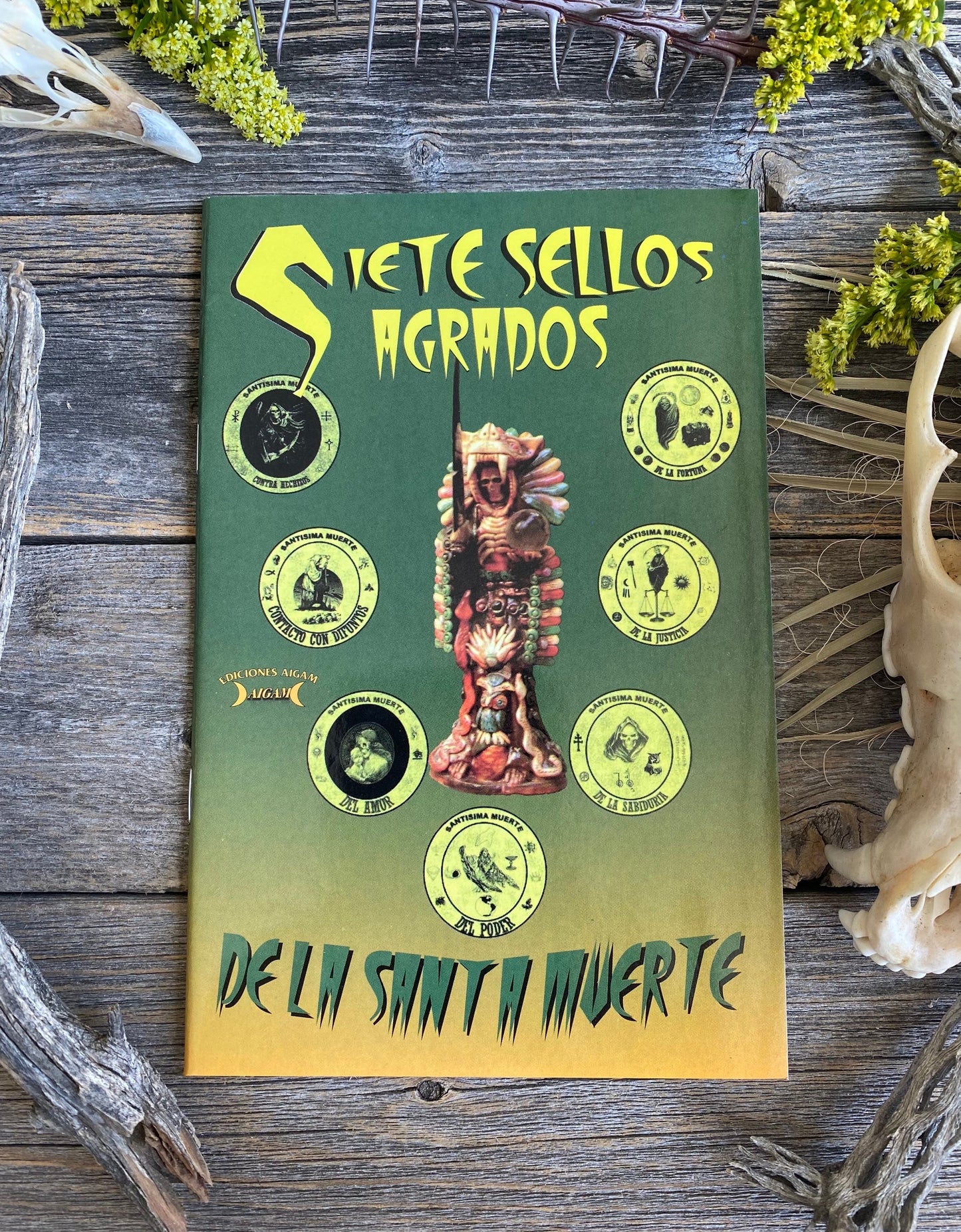 Siete Sellos Agrados De La Santa Muerte + From Mexico *NEW BOOK* Libro