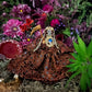 Santa Muerte Cobre Statue with Dress + Copper + Baptized + Fixed + Fast Luck + Made in Mexico