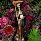 Santa Muerte Negra Ribs Statue + 13” + Fixed and Baptized + Protection + Necromancy + Binding + 24K Gold