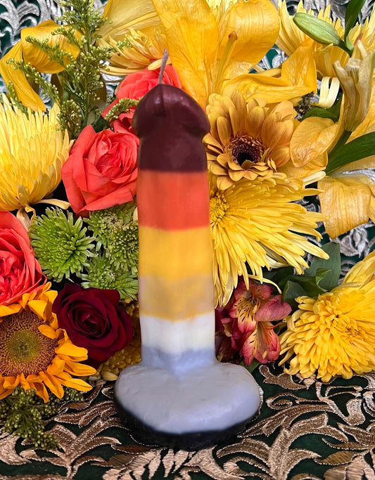 Bear Pride Penis Candle + Passion + Sex + Casual Encounters