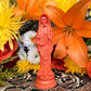 Santa Muerte Naranja Figure Candle + Orange + Domination