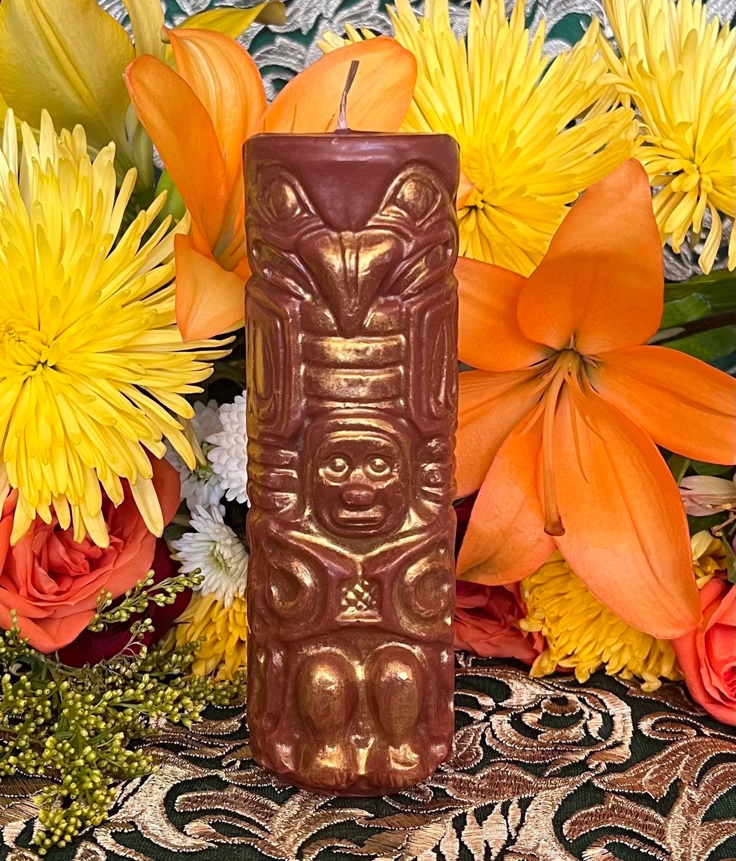 Totem Candle + Indigenous + Native American + American Indian + Indio