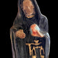 Rare Vintage Santa Muerte Negra Statue + 12” + Baptized + One of a Kind