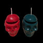 Small Loadable Skull Candle