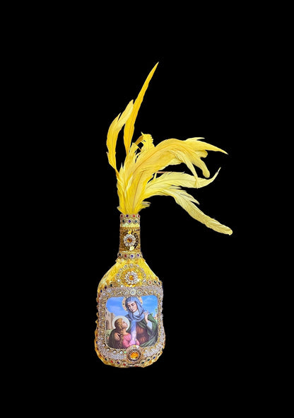 Anaisa Pye Boutey / Botella + Bendecida + Hecha por un iniciado en Lukumí y vudú haitiano + Arte espiritual + Pieza única