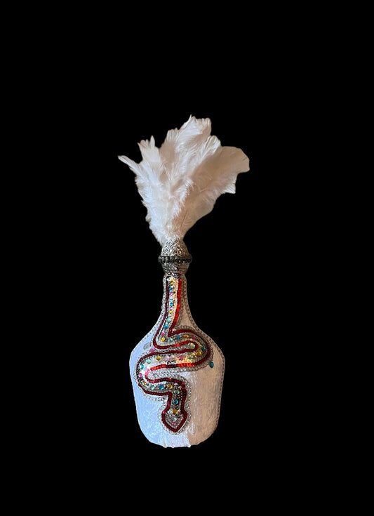 Damballah Boutey / Bottle + Blessed + Made by Lukumi & Haitian Vodou Initiate + Spiritual Art + One of a Kind