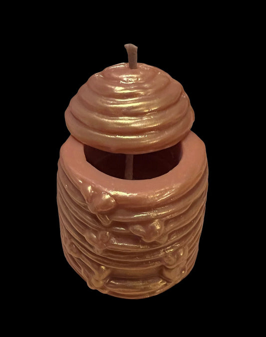 Honey Pot Candle + Beehive + Bee Hive + Honey Jar + Sweetening + Oshun / Ochun Offering + Orisha + Santeria + Ifa + Yoruba + Lukumi