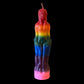Female LGBTQ+ Pride Rainbow Figure Candle + Lesbian + Bisexual