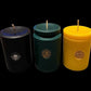 Loadable Pillar Candle with Imprint + 24K Gold + Sterling Silver + 4” x 3”